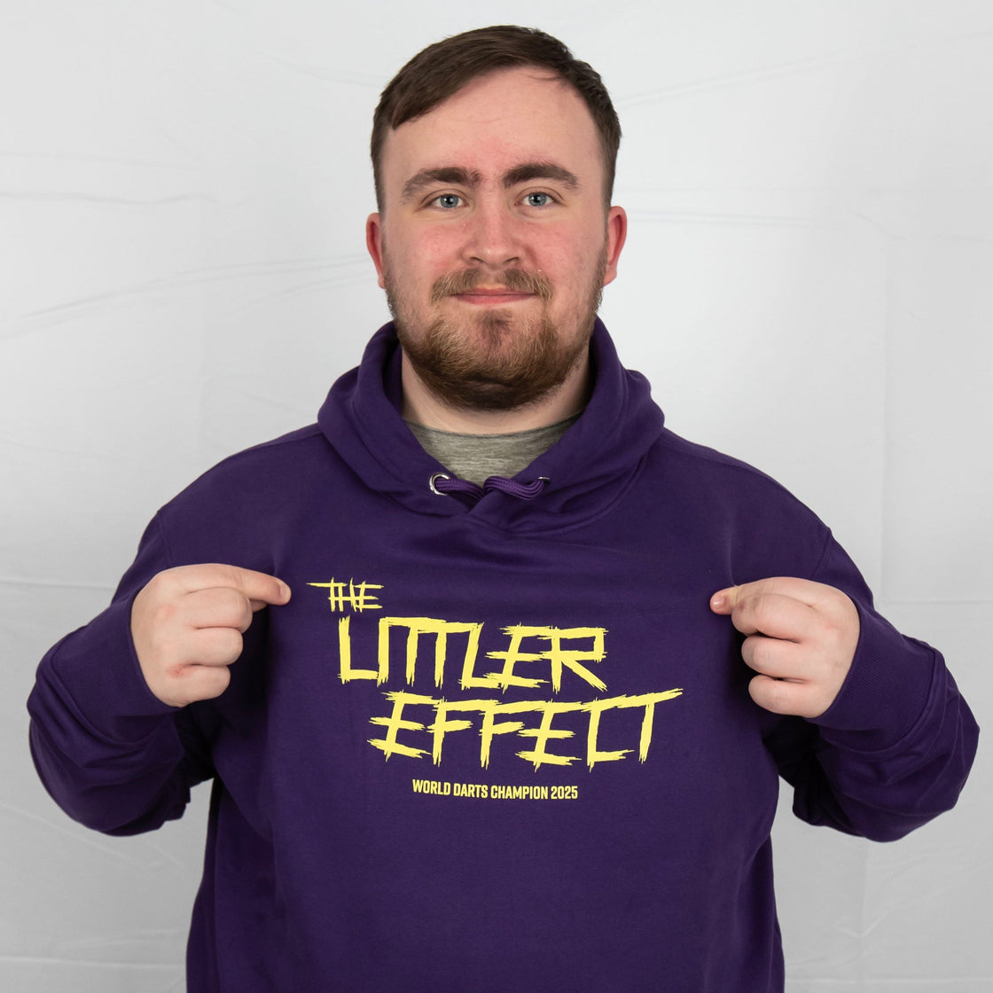 Luke Littler World Champion 2025 Kids Hoodie - Purple