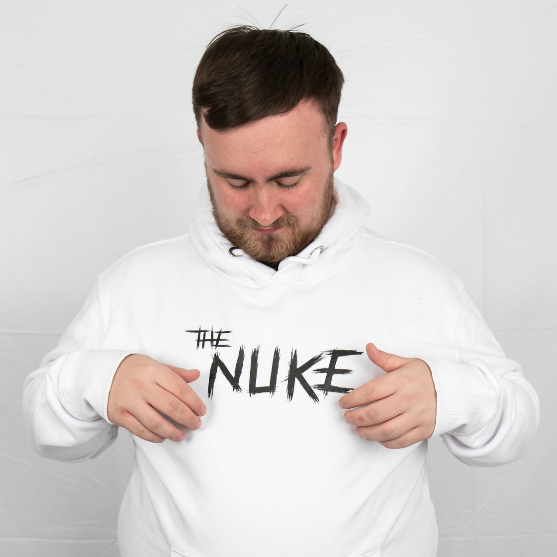 Luke Littler Classic Kids Hoodie - White