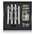 Faustino Asprilla Signed Newcastle United Shirt Elite Frame