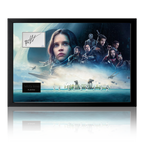 Felicity Jones Signed Star Wars Rogue One Iconic Frame (ACOA)