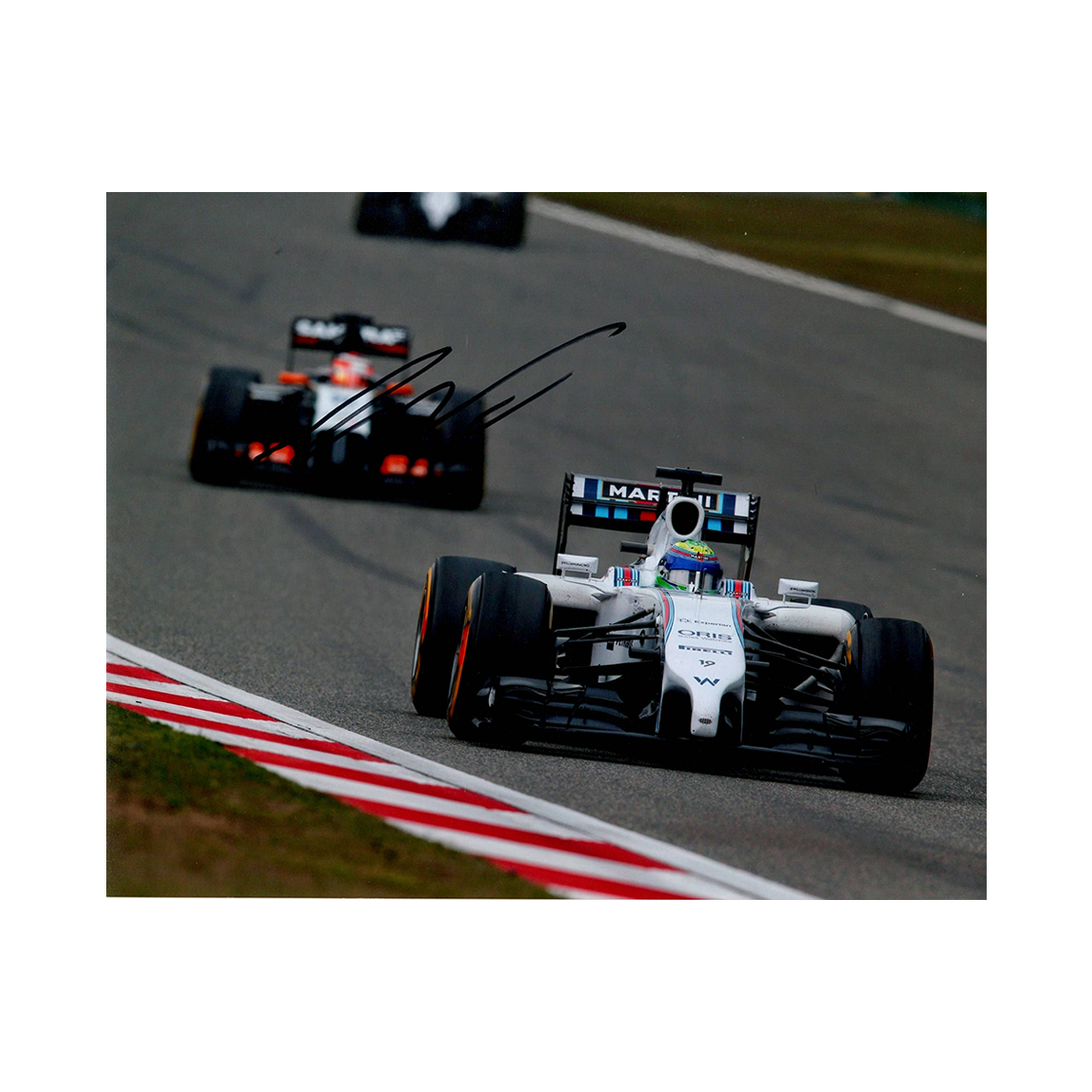 Felipe Massa Signed 10x8 Image