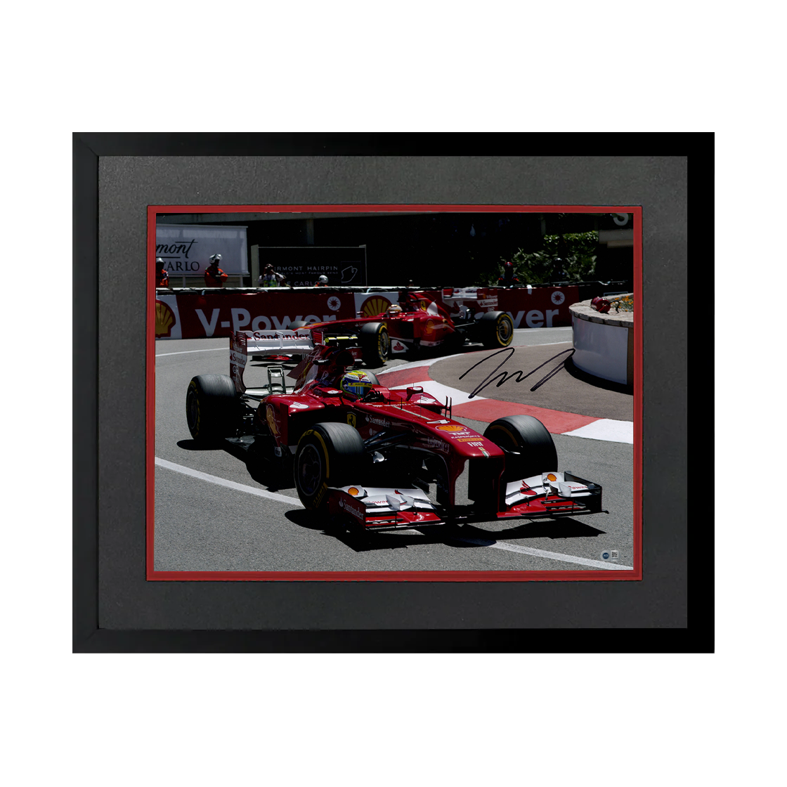 Felipe Massa Signed 16x12 Image Deluxe Mount Frame (ACG Cert)