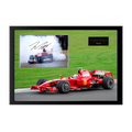 Felipe Massa Signed 16x12 Image Cut Iconic Frame (ACG Cert)
