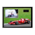 Felipe Massa Signed 16x12 Image Cut Iconic Frame (ACG Cert)