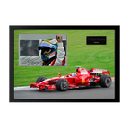 Felipe Massa Signed 16x12 Image Cut Iconic Frame (ACG Cert)