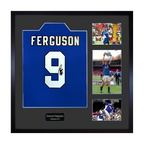Duncan Ferguson Signed Everton Shirt Elite Frame