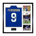 Duncan Ferguson Signed Everton Shirt Elite Frame