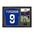 Duncan Ferguson Signed Everton Shirt Classic Frame
