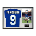 Duncan Ferguson Signed Everton Shirt Classic Frame