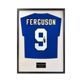 Duncan Ferguson Signed Everton Shirt Standard Frame
