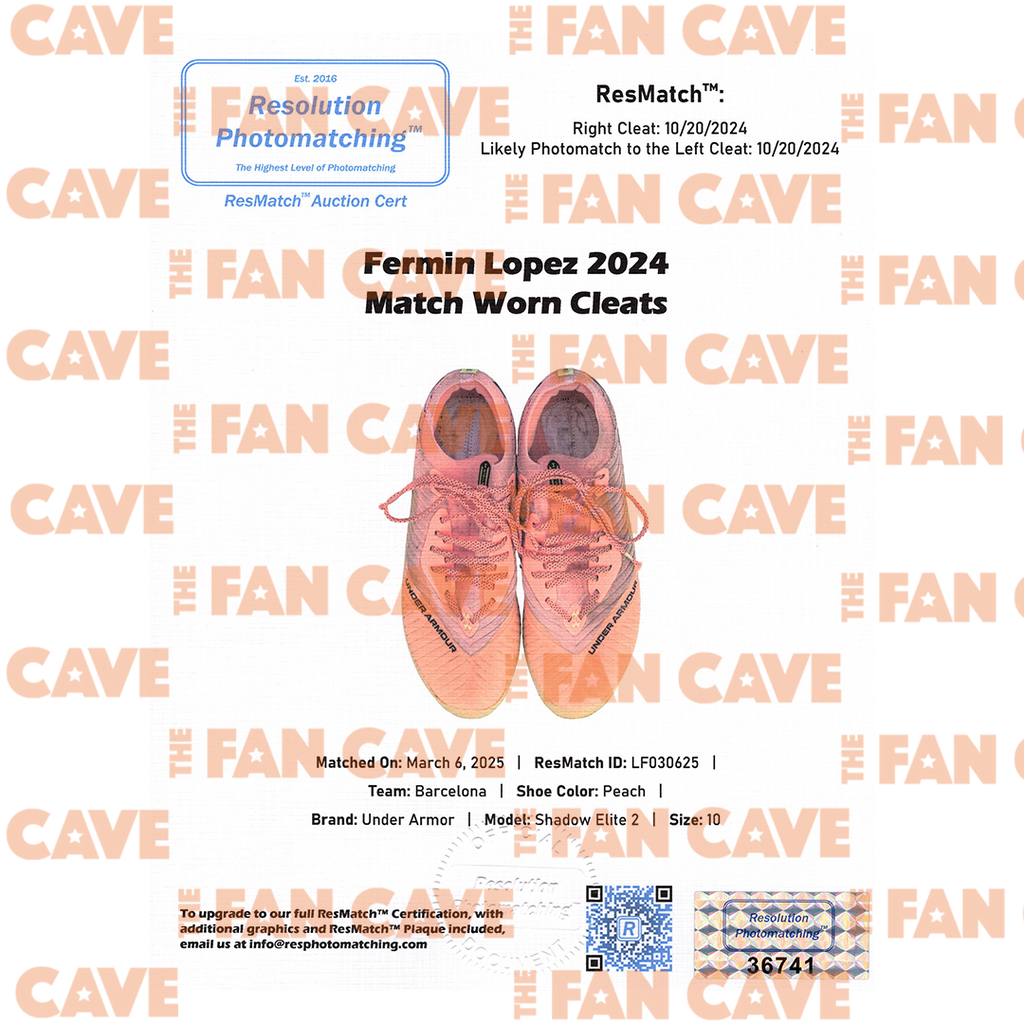 Fermín López Match Worn Boots