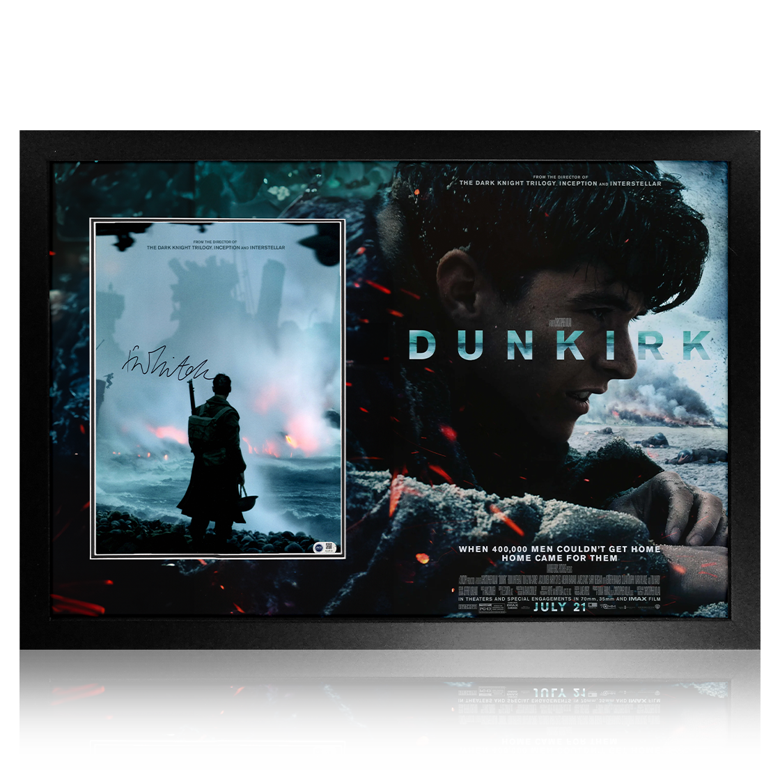 Fionn Whitehead Signed Dunkirk Image Premium Frame (ACG Cert)