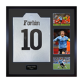 Diego Forlan Signed Uruguay Shirt Elite Frame