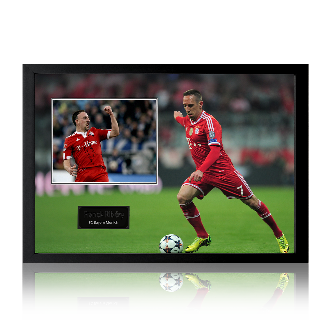 Franck Ribéry Signed FC Bayern Munich Iconic Frame