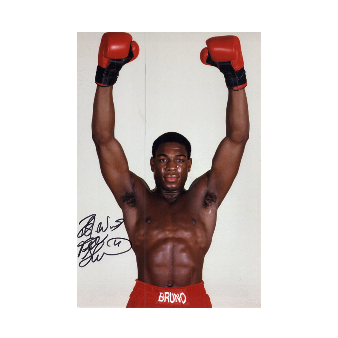 Frank Bruno Signed 12x8 Image