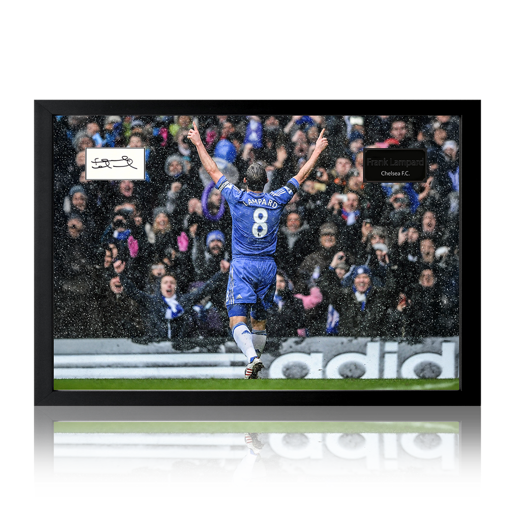 Frank Lampard Signed Chelsea Cut Iconic Frame