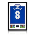 Frank Lampard Signed Shirt Premium Frame (ACG Cert)