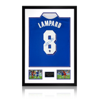 Frank Lampard Signed Shirt Premium Frame (ACG Cert)