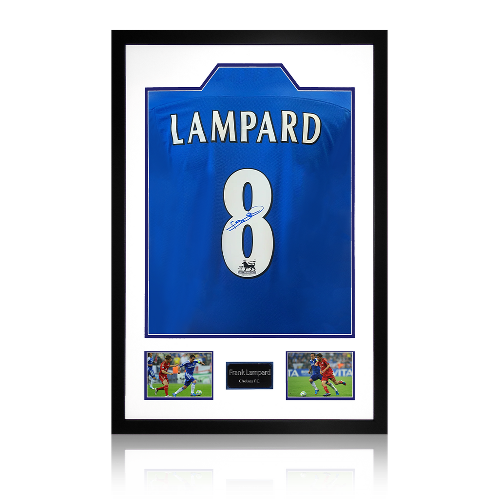 Frank Lampard Signed Chelsea Shirt Premium Frame (ACG Cert)