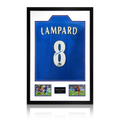 Frank Lampard Signed Chelsea Shirt Premium Frame (ACG Cert)