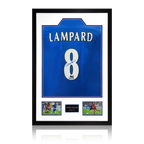 Frank Lampard Signed Chelsea Shirt Premium Frame (ACG Cert)