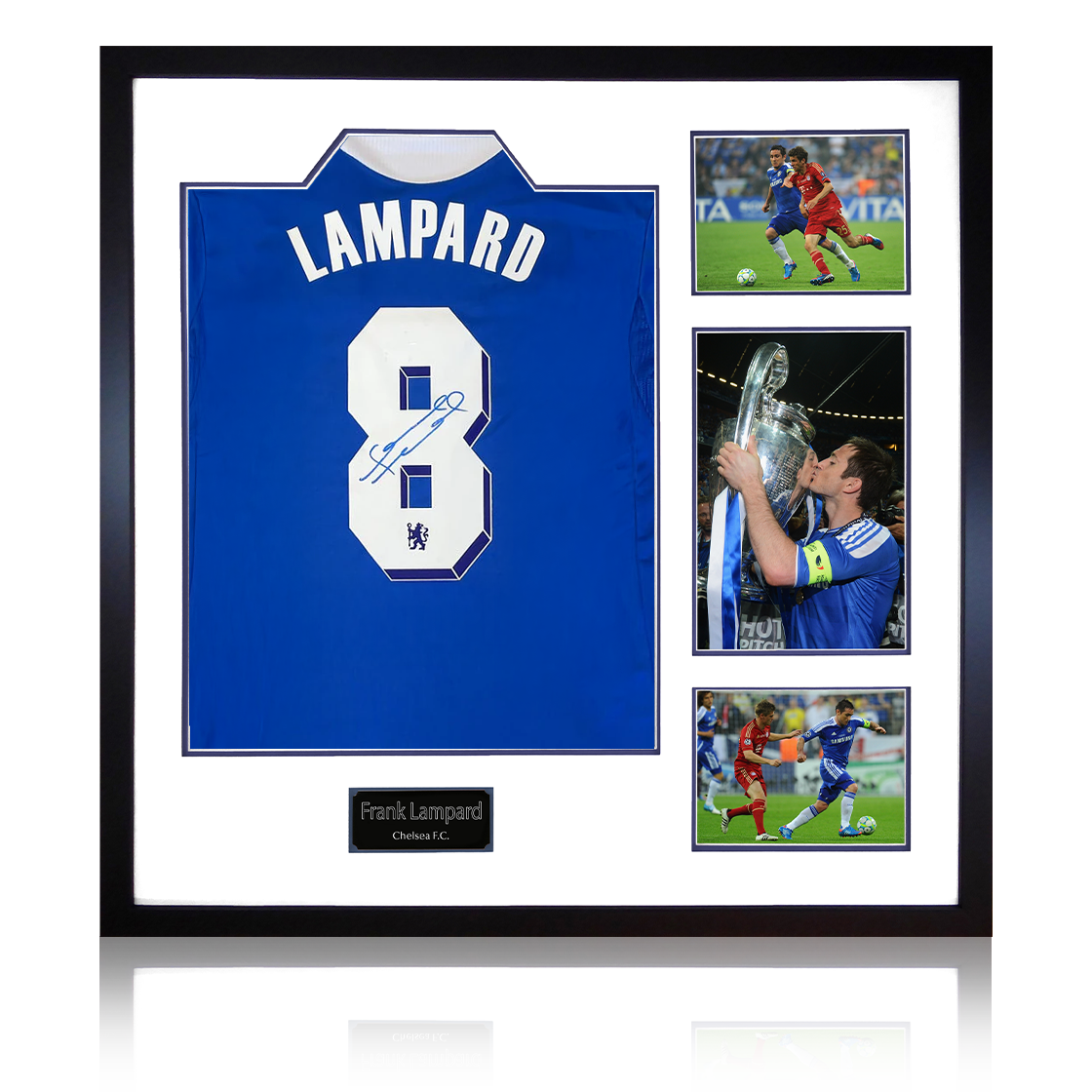 Frank Lampard Signed Chelsea Shirt Elite Frame (ACG Cert)