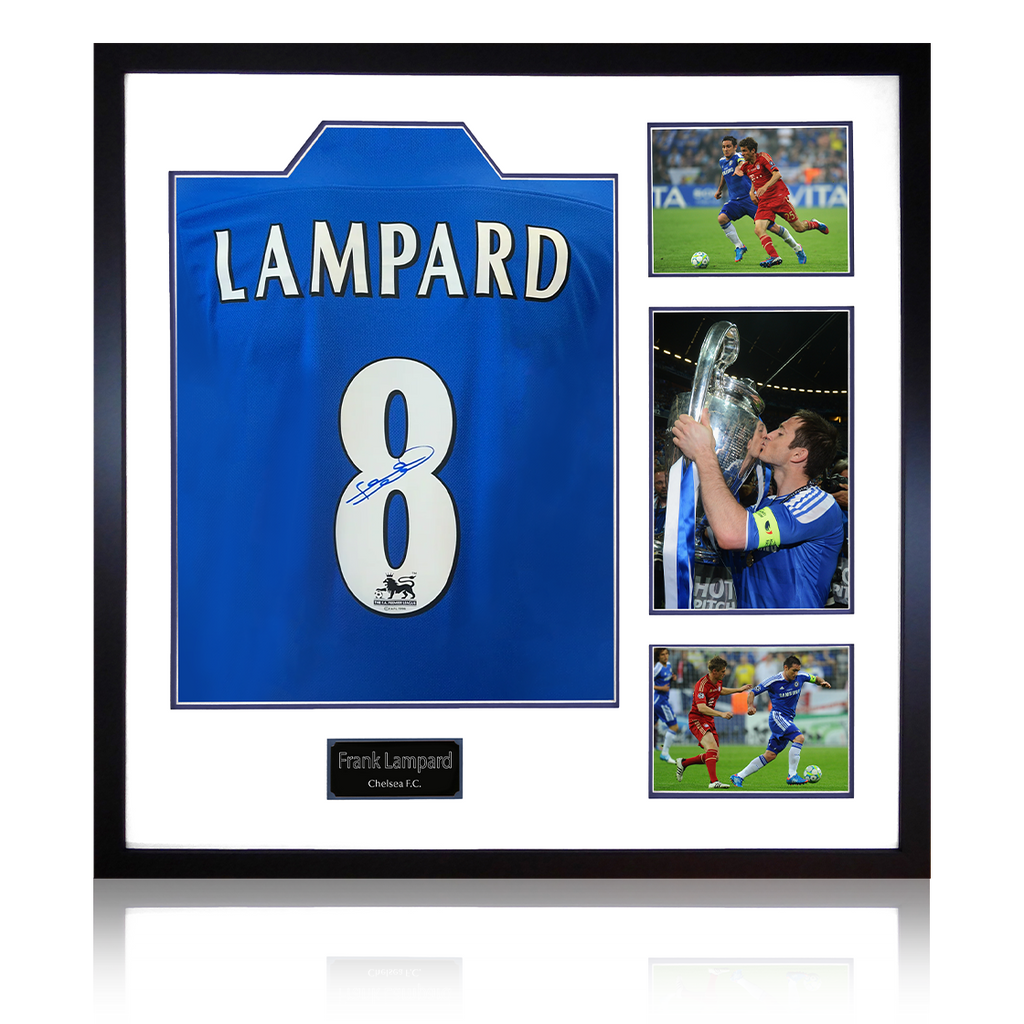 Frank Lampard Signed Chelsea Shirt Elite Frame (ACG Cert)