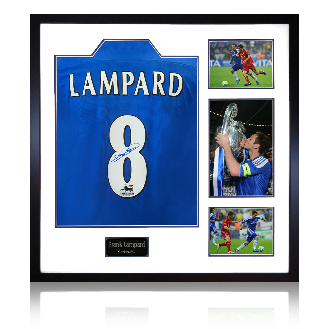 Frank Lampard Signed Chelsea Shirt Elite Frame (ACG Cert)