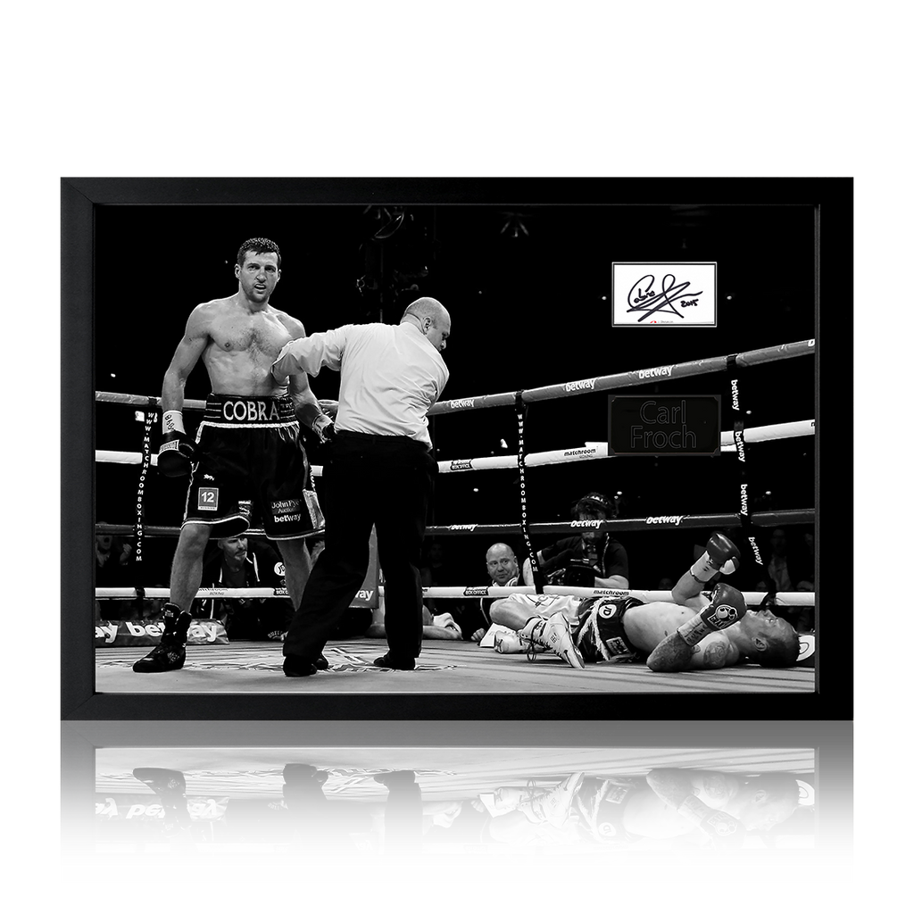 Carl Froch Signed Boxing Cut Iconic Frame