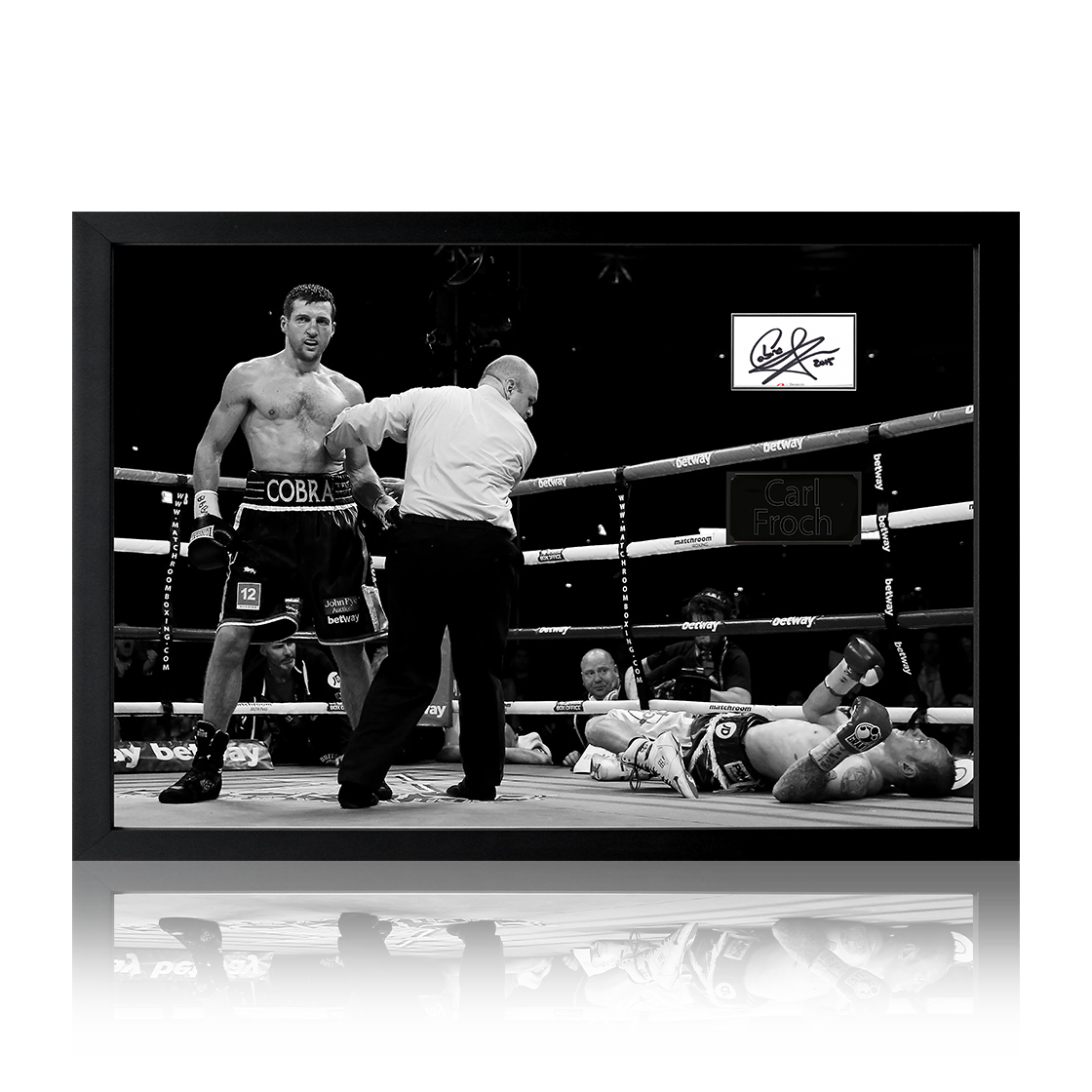 Carl Froch Signed Boxing Cut Iconic Frame