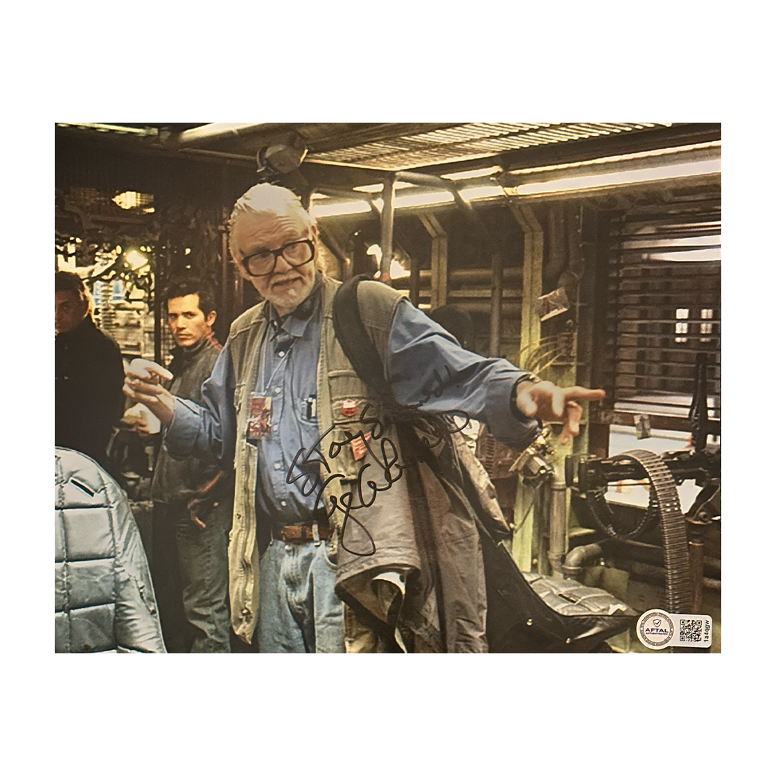 George Romero Signed 10x8 Image (AFTAL Authenticated)