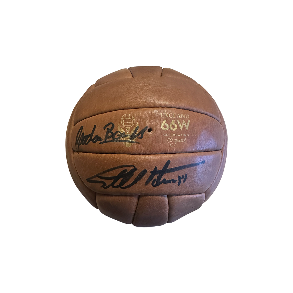 Geoff Hurst & Gordan Banks Signed Ball