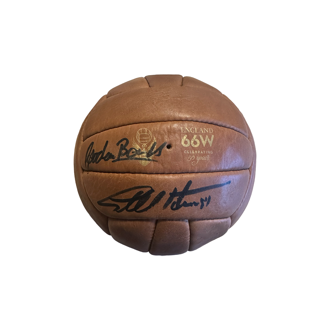 Geoff Hurst & Gordan Banks Signed Ball