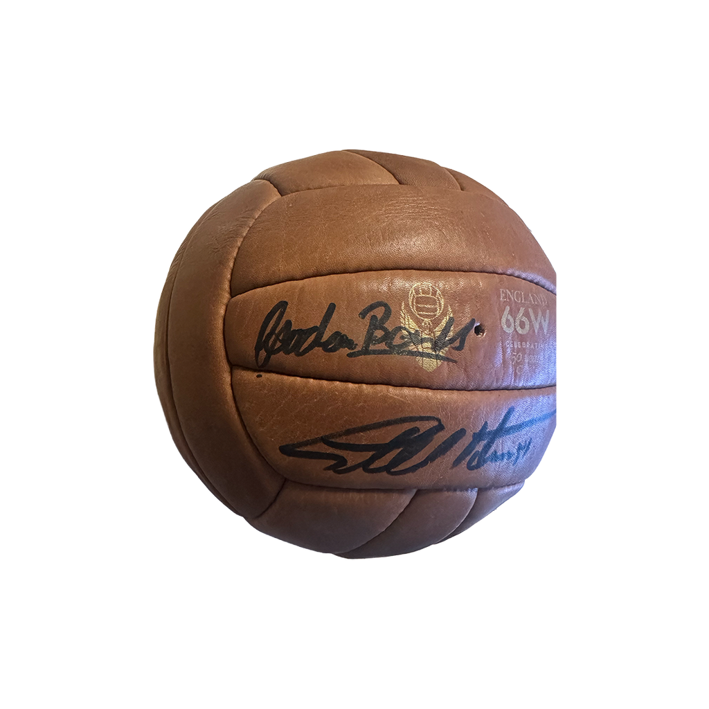 Geoff Hurst & Gordan Banks Signed Ball
