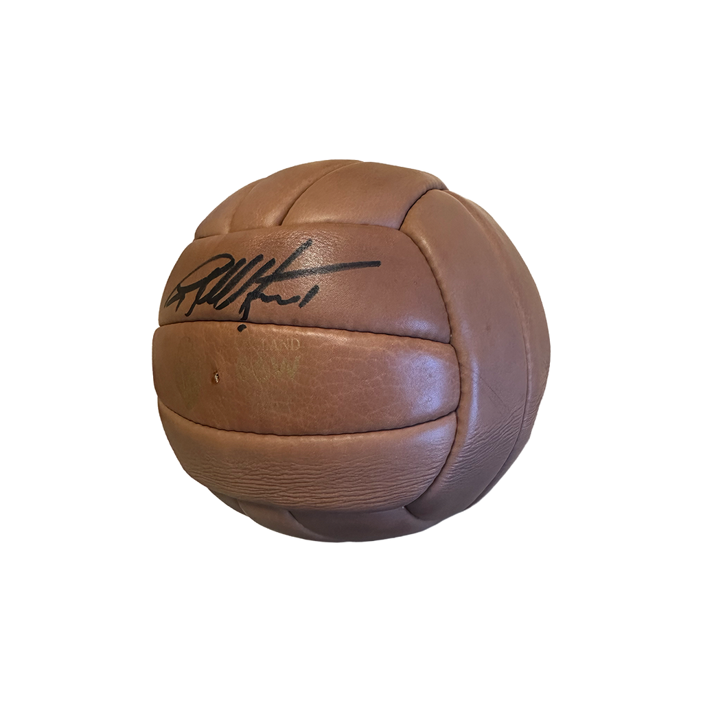 Geoff Hurst Signed Leather Ball