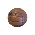 Geoff Hurst Signed Leather Ball
