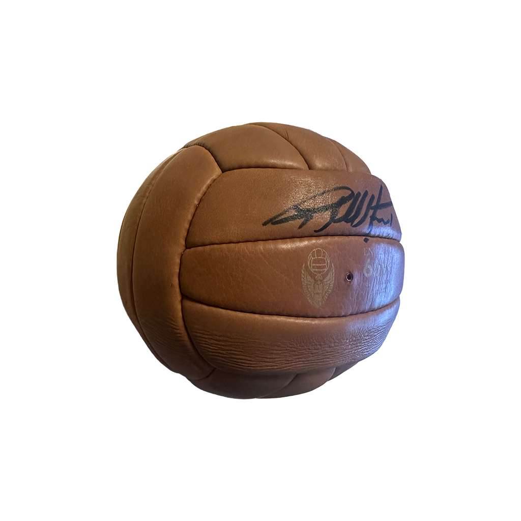 Geoff Hurst Signed Leather Ball