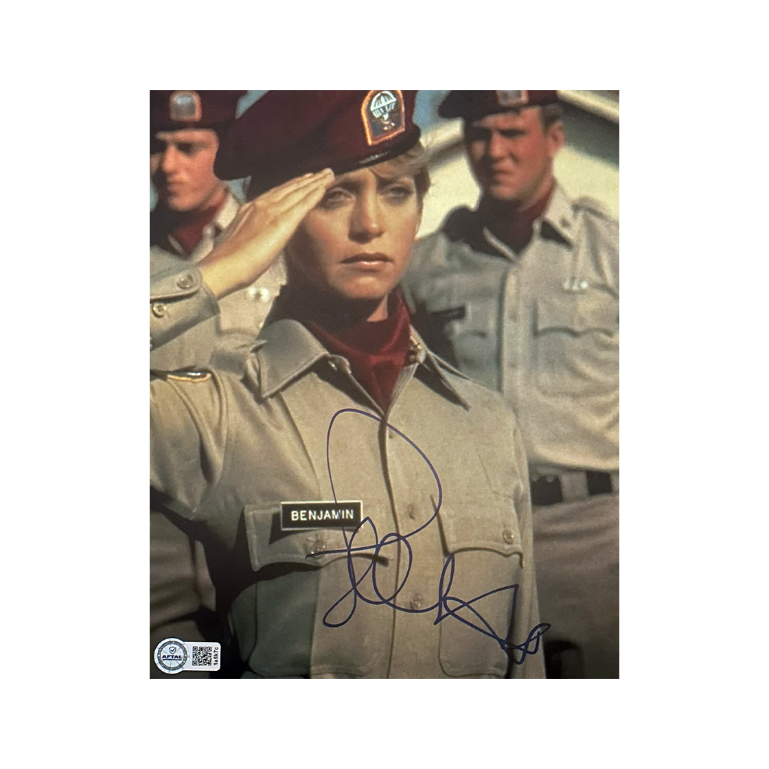 Goldie Hawn Signed Private Benjamin 10x8 Image (AFTAL Authenticated)