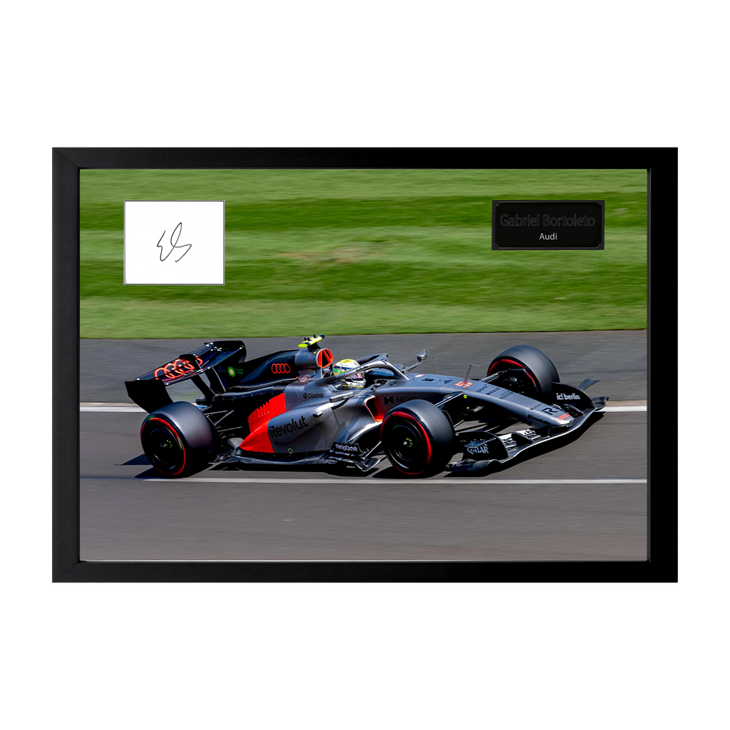 Estaban Ocon Signed 16x12 Image Cut Iconic Frame (ACG Cert)