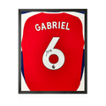 Gabriel Magalhães Signed Arsenal 24/25 Shirt Compact Frame