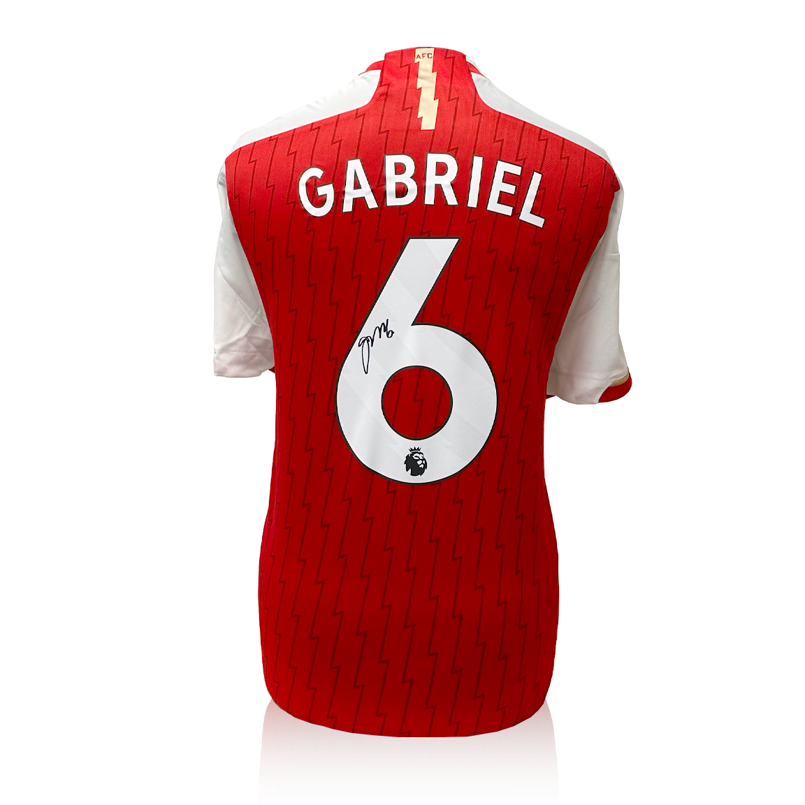Gabriel Magalhães Signed Arsenal Shirt