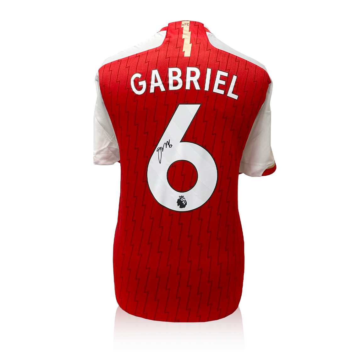 Gabriel Magalhães Signed Arsenal Shirt