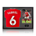 Gabriel Magalhães Signed Arsenal 24/25 Shirt Classic Frame