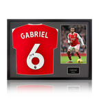Gabriel Magalhães Signed Arsenal 24/25 Shirt Classic Frame