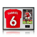 Gabriel Magalhães Signed Arsenal 24/25 Shirt Classic Frame