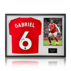 Gabriel Magalhães Signed Arsenal 24/25 Shirt Classic Frame