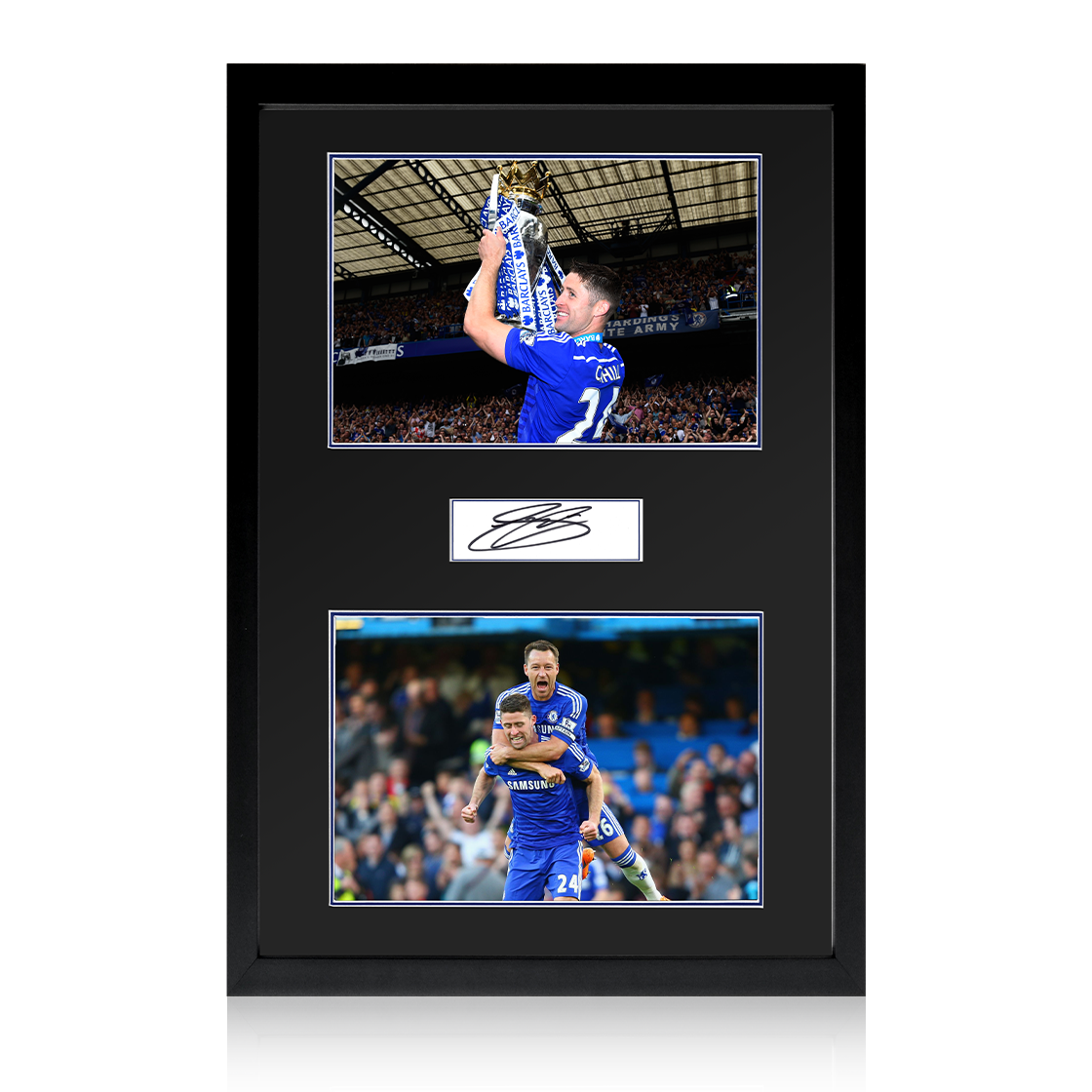 Gary Cahill Signed Chelsea Plaque Iconic Frame