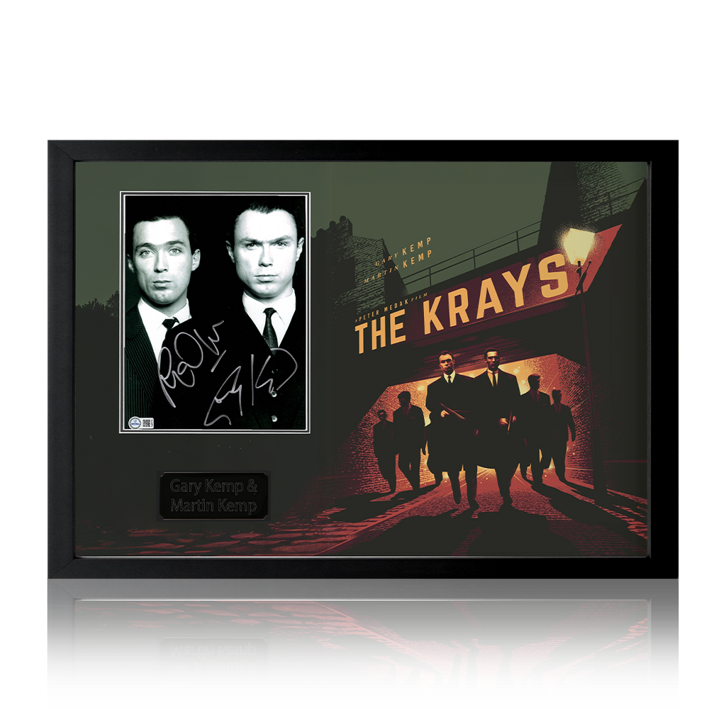 Gary Kemp & Martin Kemp Signed The Krays Image Iconic Frame (AFTAL Authentication)