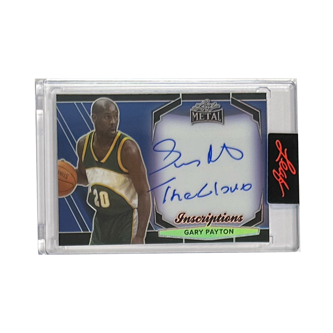 Leaf Inscriptions Gary Payton 73/100 – The Fan Cave Memorabilia