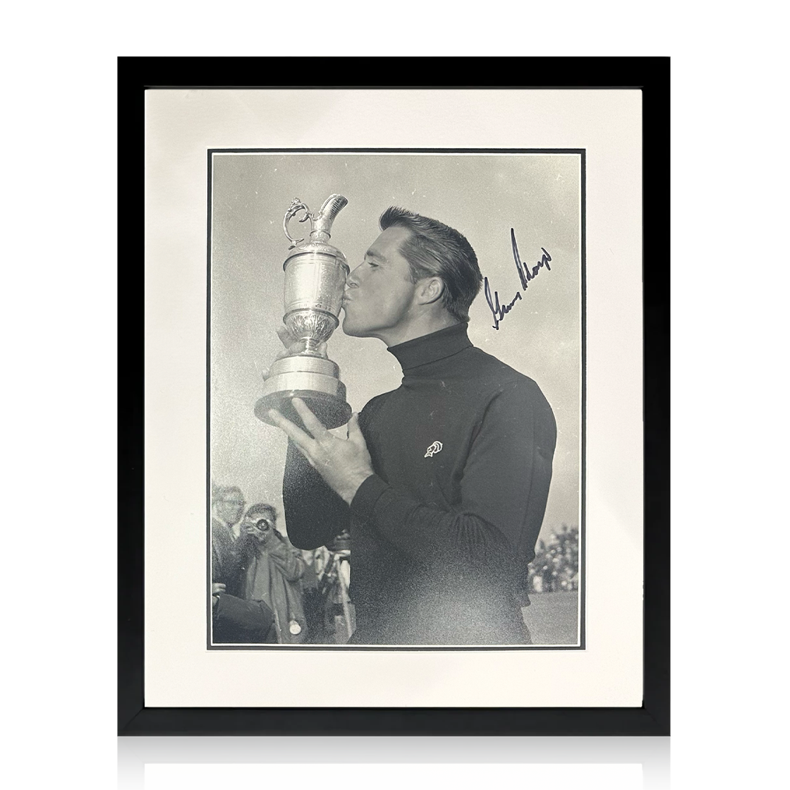 Gary Player Signed 16x12 Image Deluxe Mount Frame